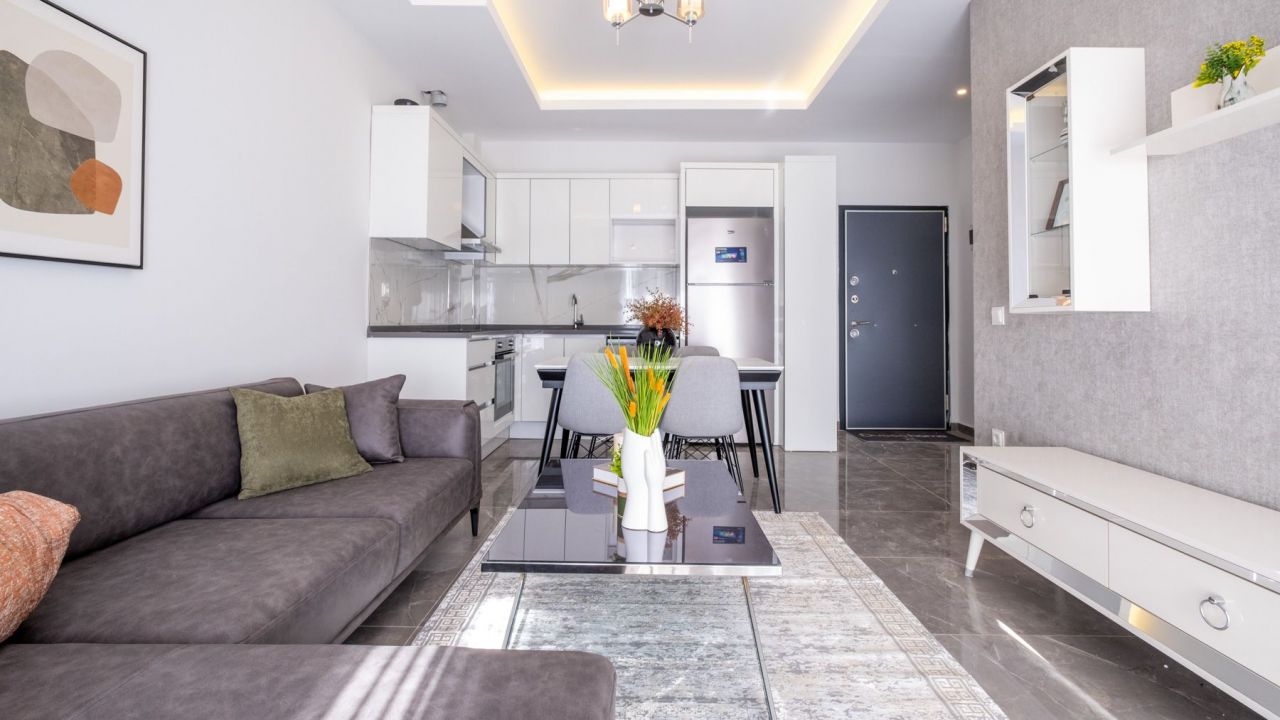 Квартира в Алании, Турция, 50 м2 фото 2