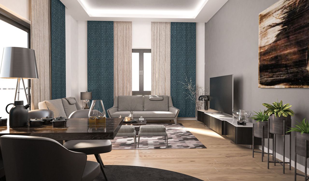 Квартира в Алании, Турция, 56 м2 фото 2