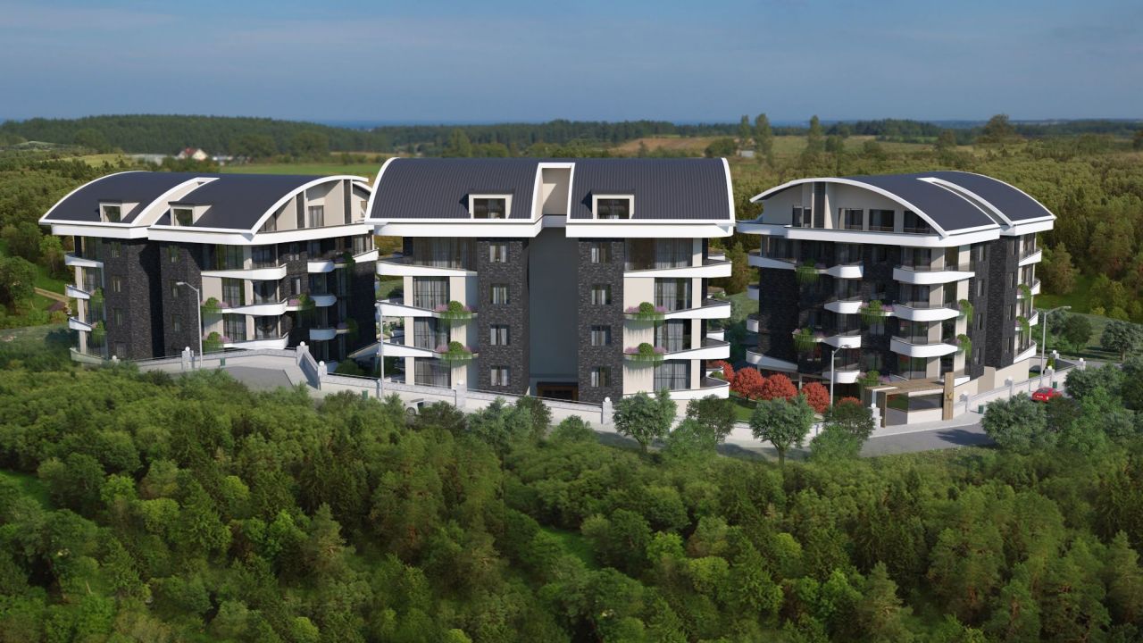 Апартаменты в Алании, Турция, 55 м2 фото 2