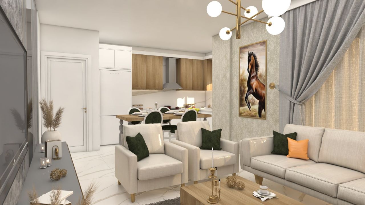 Квартира в Алании, Турция, 61 м2 фото 5