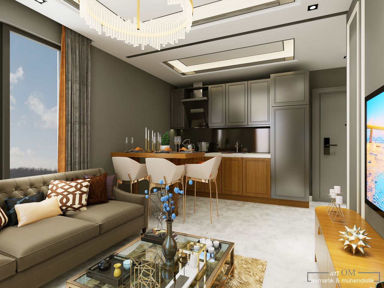 Апартаменты в Алании, Турция, 95 м2 фото 2
