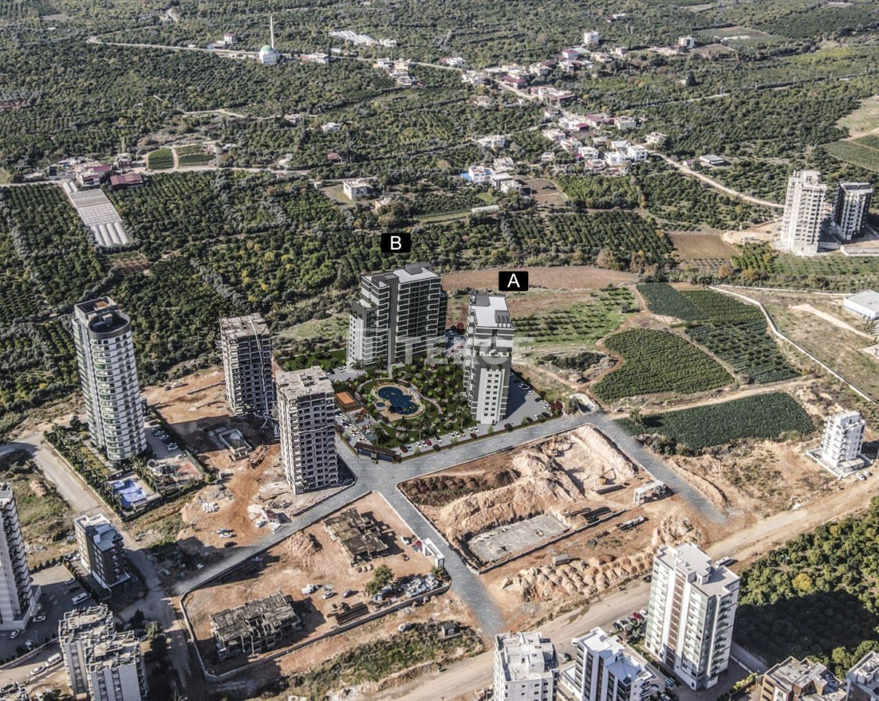 Апартаменты Мезитли, Турция, 70 м2 фото 2