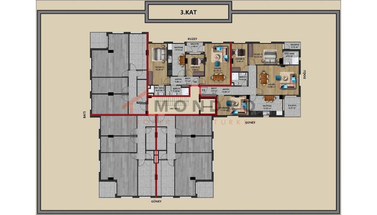 Квартира в Анталии, Турция, 95 м2 фото 5