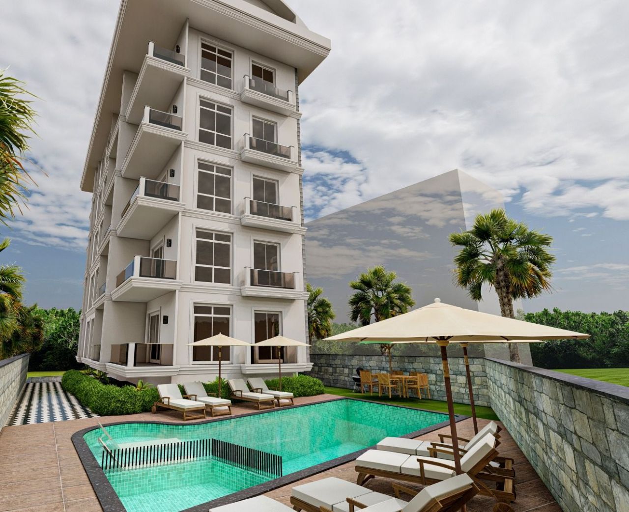 Квартира в Алании, Турция, 55 м2 фото 2