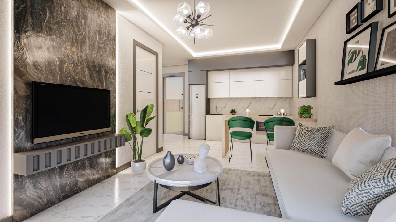 Квартира в Алании, Турция, 54 м2 фото 4