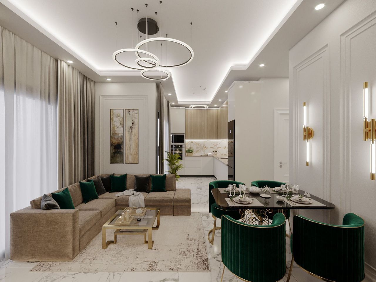 Апартаменты в Алании, Турция, 44 м2 фото 5
