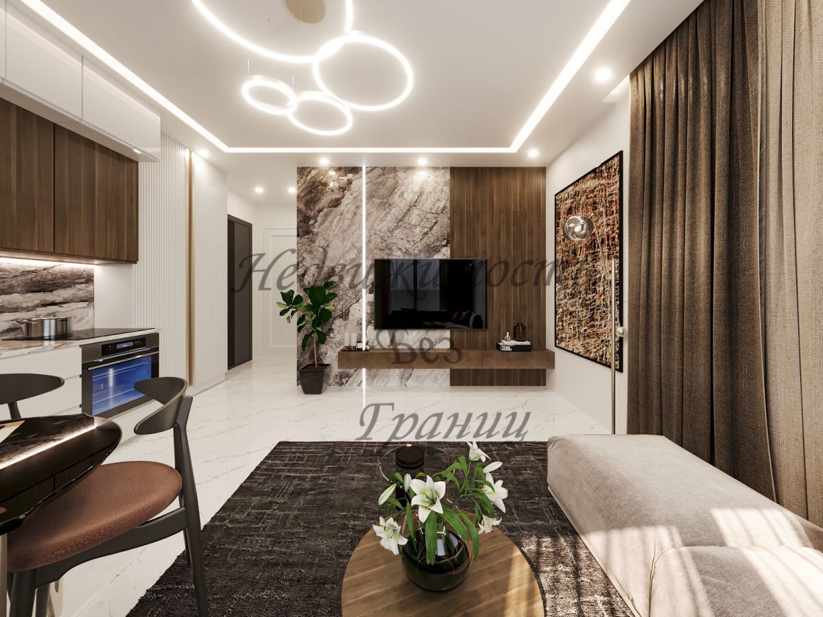 Апартаменты в Алании, Турция, 46 м2 фото 4