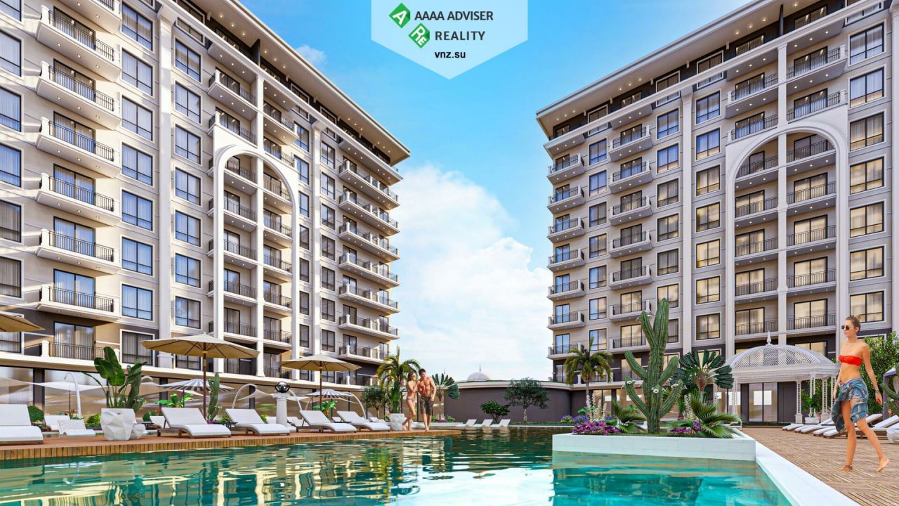 Квартира в Алании, Турция, 50 м2 фото 2