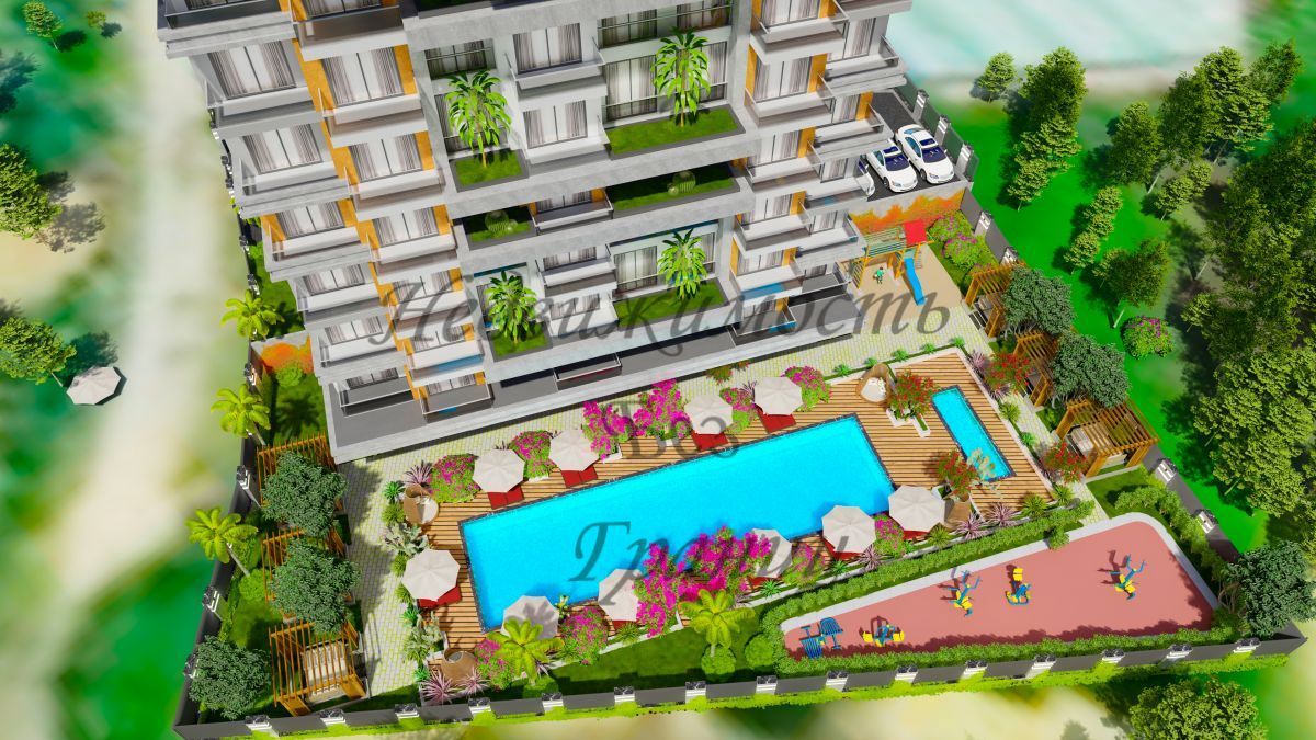 Апартаменты в Алании, Турция, 49 м2 фото 2