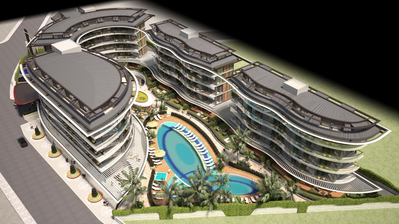 Апартаменты в Алании, Турция, 57 м2 фото 2