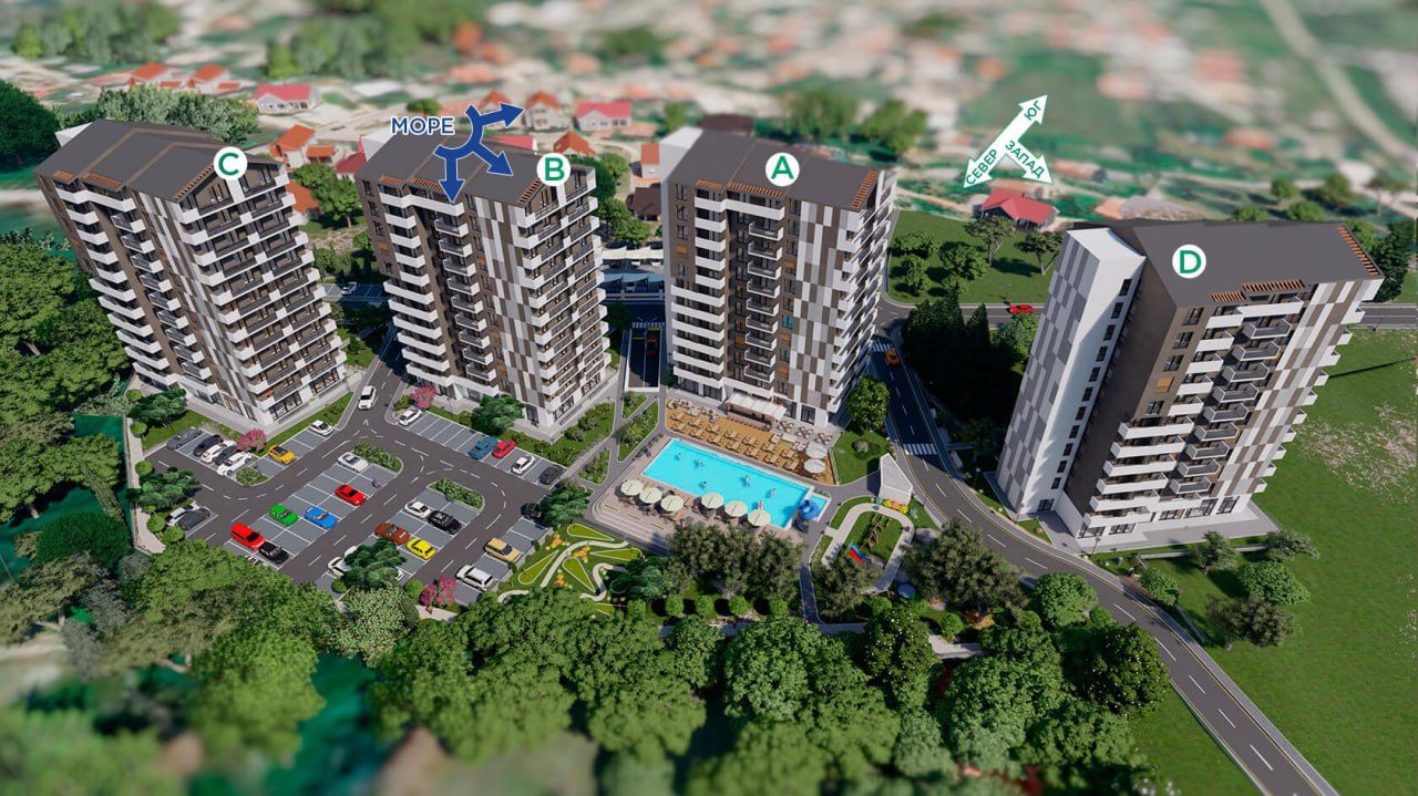 Квартира в Баре, Черногория, 36 м2 фото 5