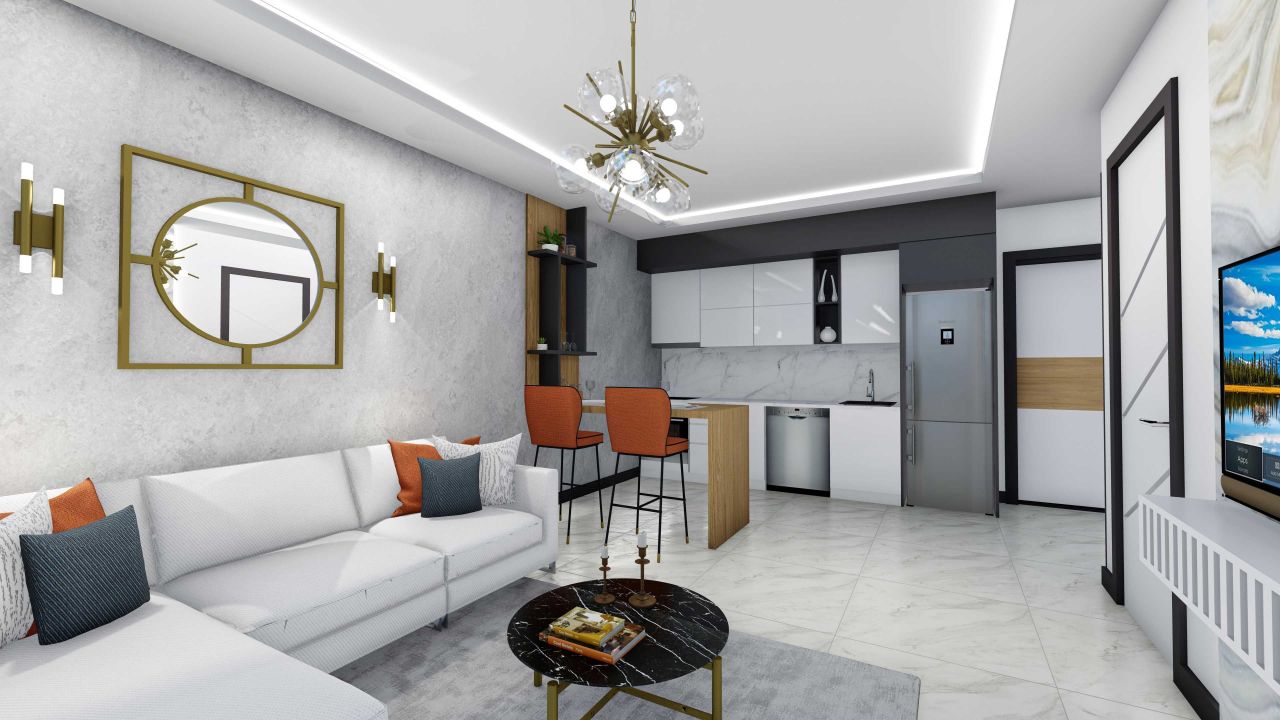 Апартаменты в Алании, Турция, 52 м2 фото 2