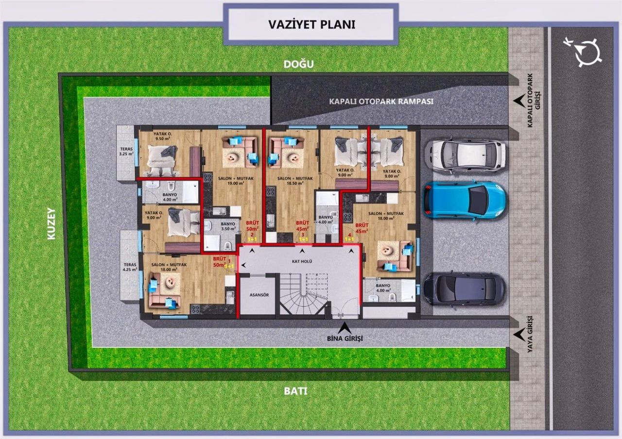 Квартира в Анталии, Турция, 50 м2 фото 5