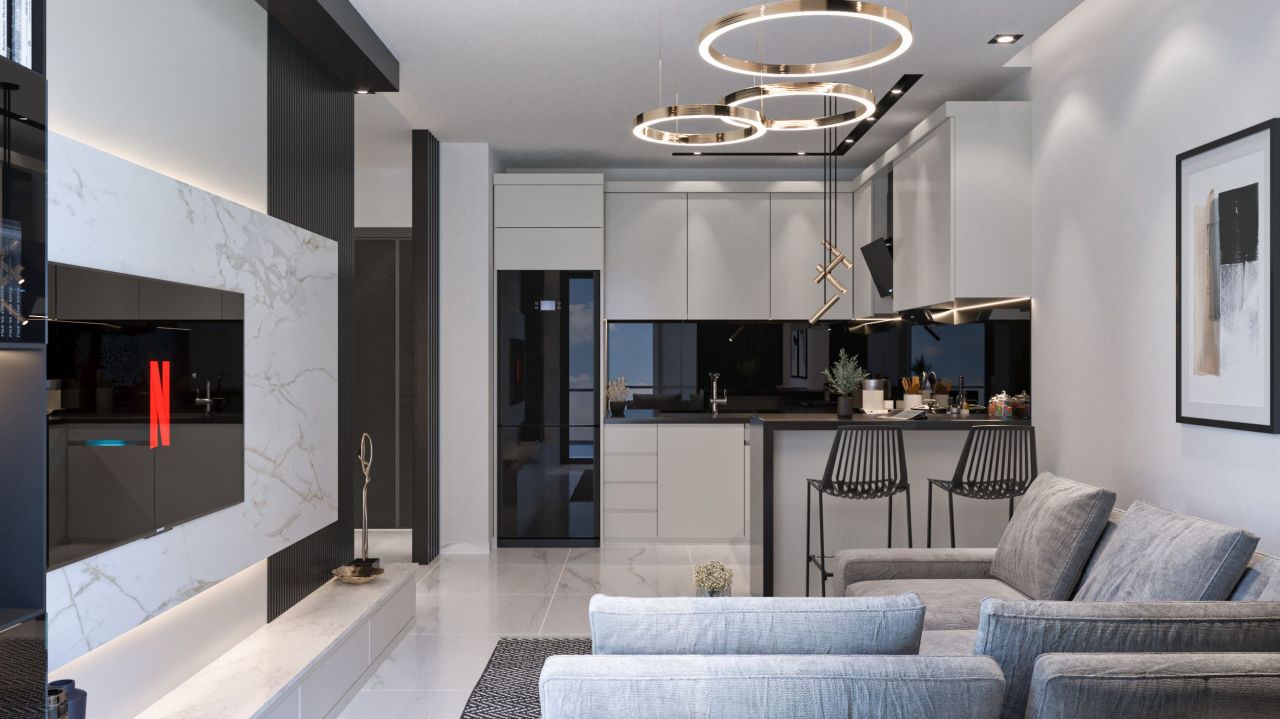 Квартира в Алании, Турция, 54 м2 фото 3