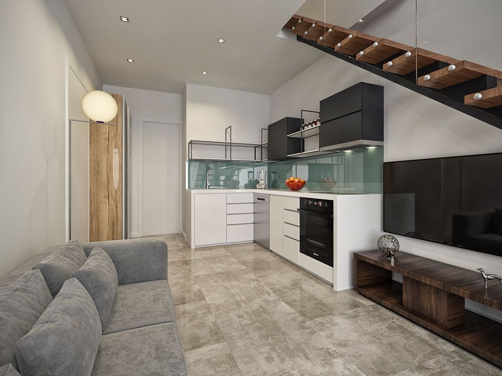 Студия в Афинах, Греция, 39 м2 фото 2