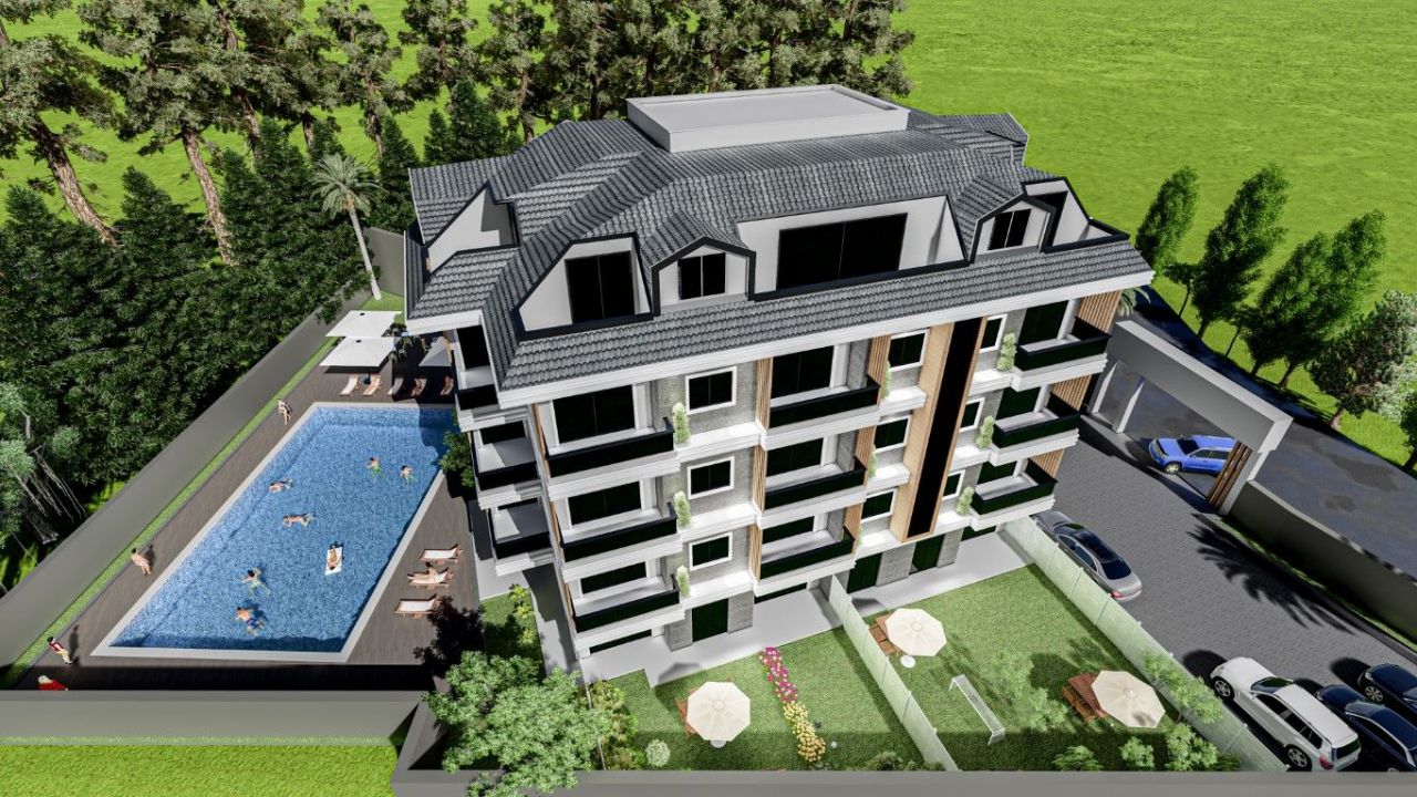 Квартира в Алании, Турция, 55 м2 фото 4