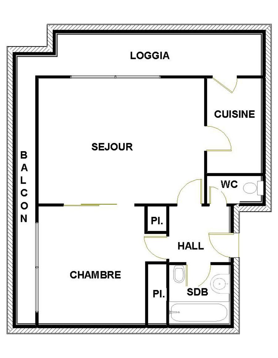 Апартаменты в Сен-Романе, Монако, 59 м2 фото 2