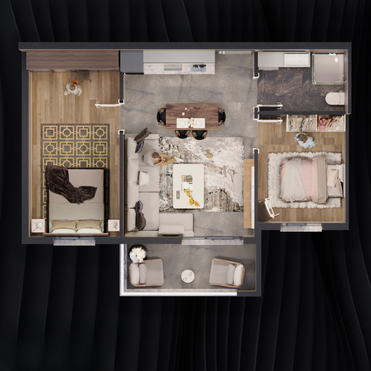Квартира в Измире, Турция, 70 м2 фото 4