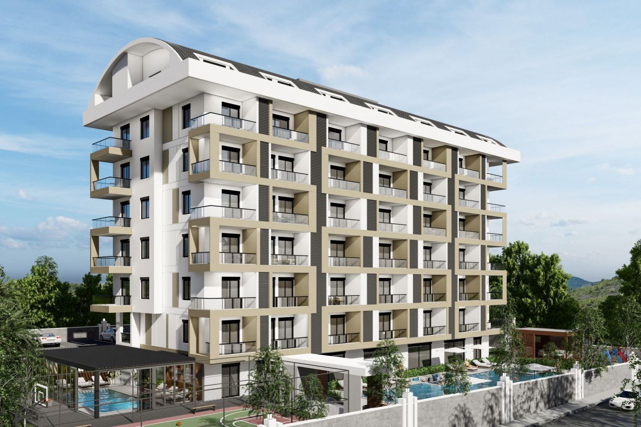 Апартаменты в Газипаше, Турция, 82 м2 фото 2