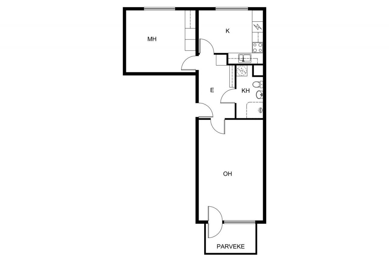 Квартира в Икаалинен, Финляндия, 54.5 м2 фото 2