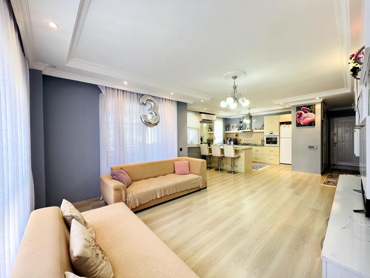 Квартира в Алании, Турция, 125 м2 фото 2