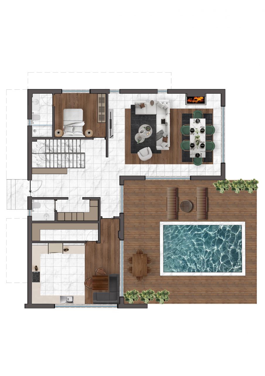 Вилла в Анталии, Турция, 400 м2 фото 3