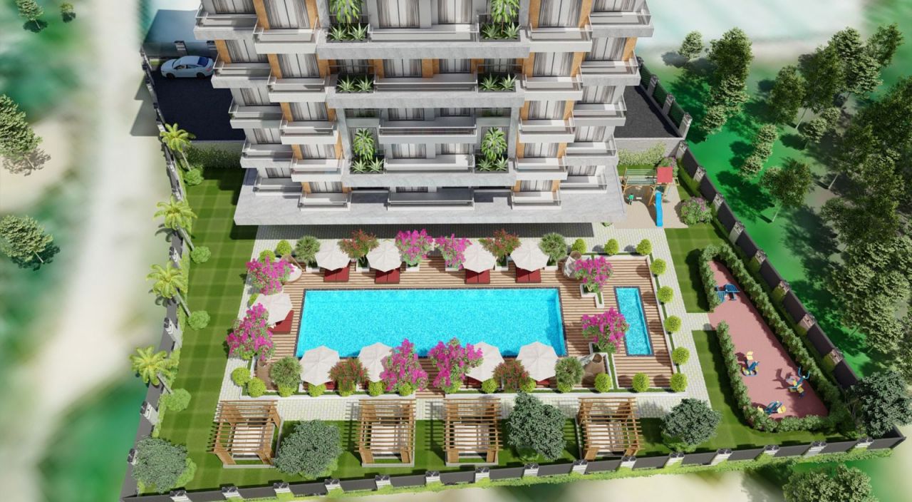 Апартаменты в Авсалларе, Турция, 50.5 м2 фото 4