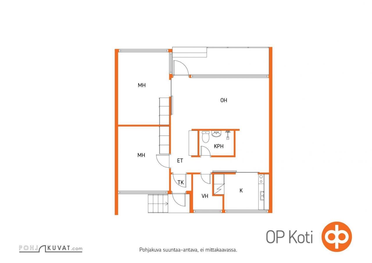 Квартира в Оулу, Финляндия, 69 м2 фото 2