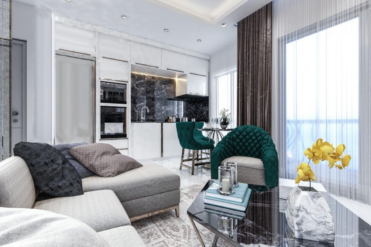Квартира в Алании, Турция, 51 м2 фото 4