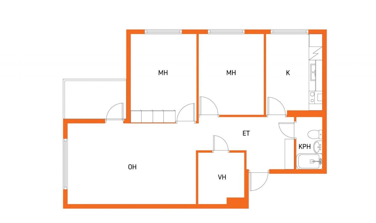 Квартира в Варкаусе, Финляндия, 71 м2 фото 2