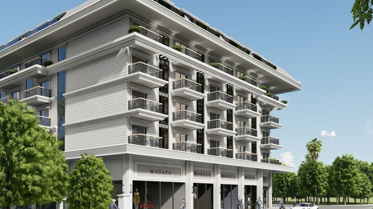 Апартаменты в Алании, Турция, 56 м2 фото 2