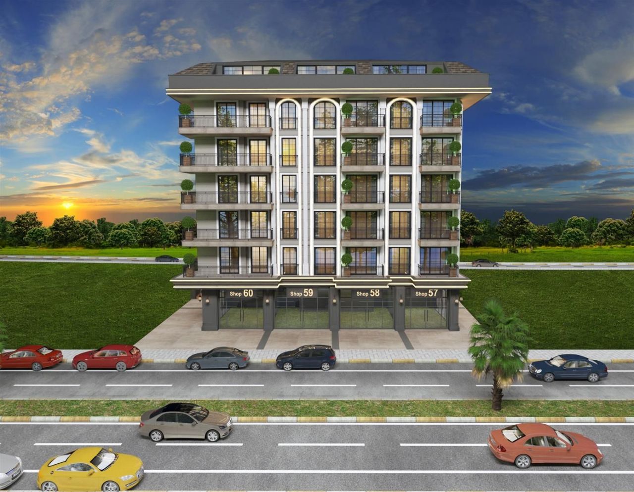 Апартаменты в Алании, Турция, 53 170 м2 фото 4