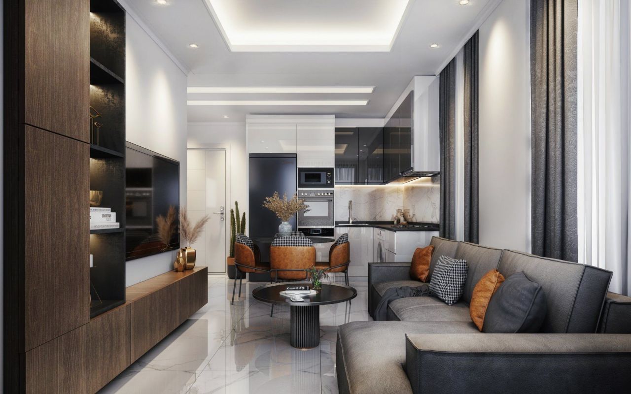 Квартира в Алании, Турция, 39 м2 фото 3