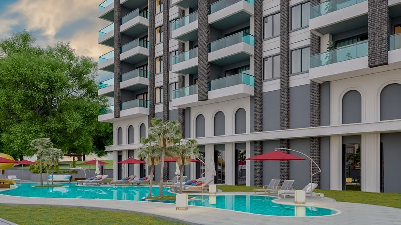 Апартаменты в Алании, Турция, 50 м2 фото 4