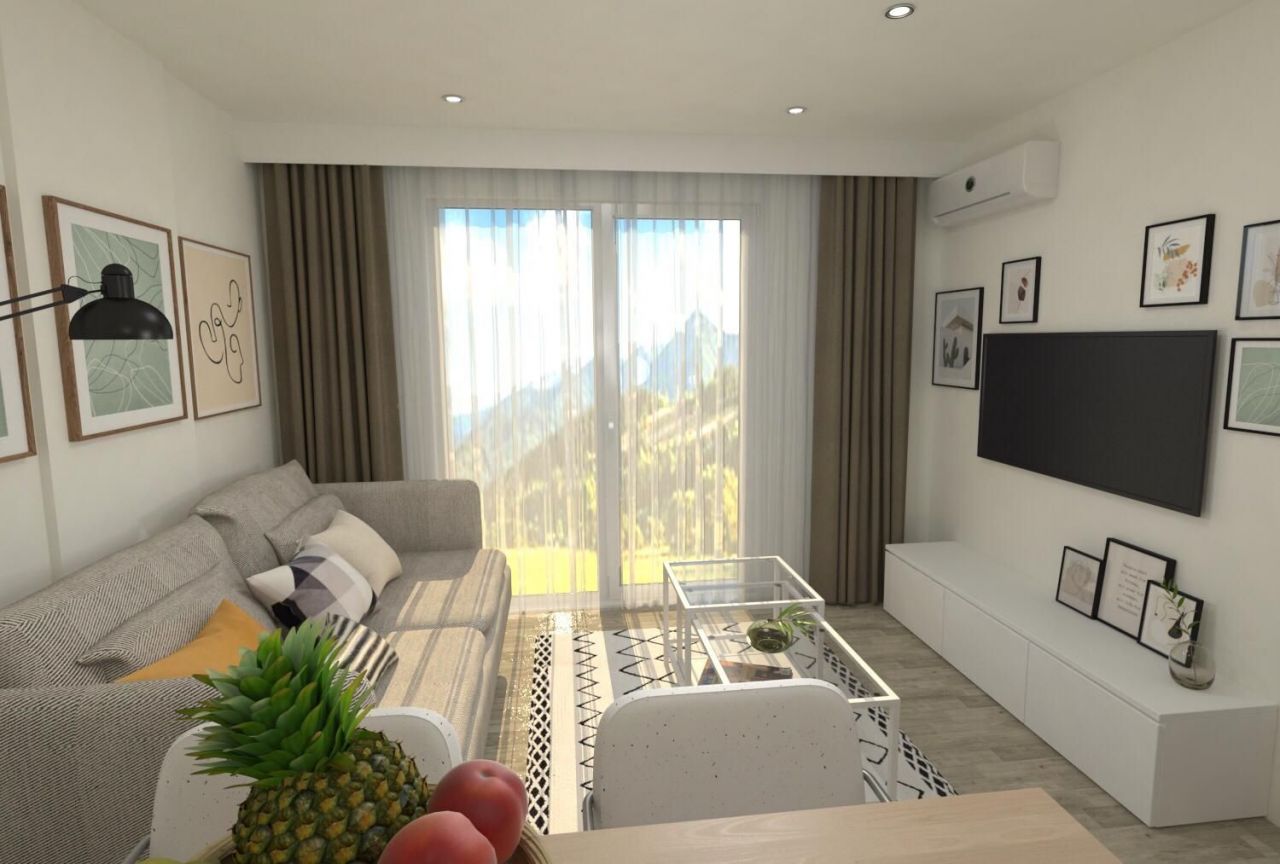 Квартира в Анталии, Турция, 50 м2 фото 2