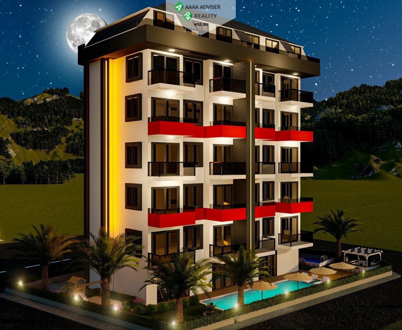Квартира в Авсалларе, Турция, 40 м2 фото 4