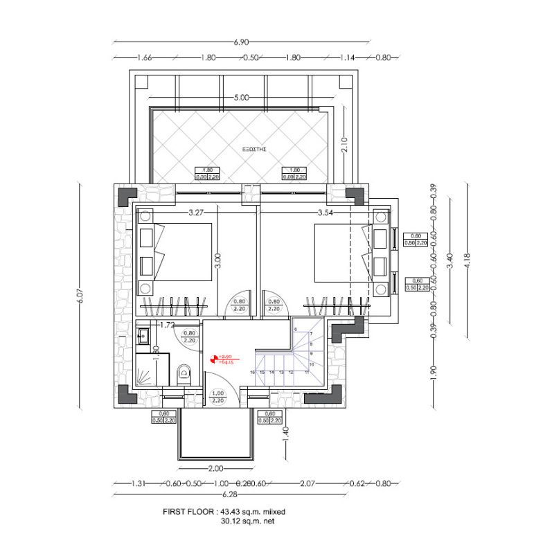 Дом на Кассандре, Греция, 120 м2 фото 5