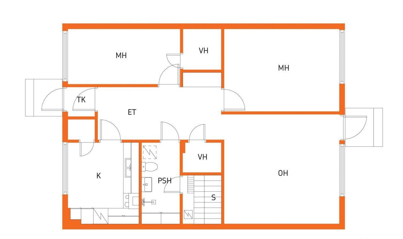 Таунхаус в Форсса, Финляндия, 82.5 м2 фото 3