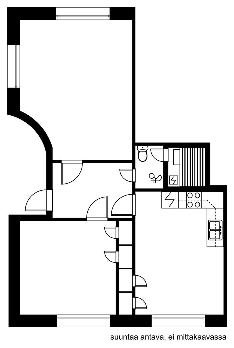 Квартира в Туусниеми, Финляндия, 63 м2 фото 4