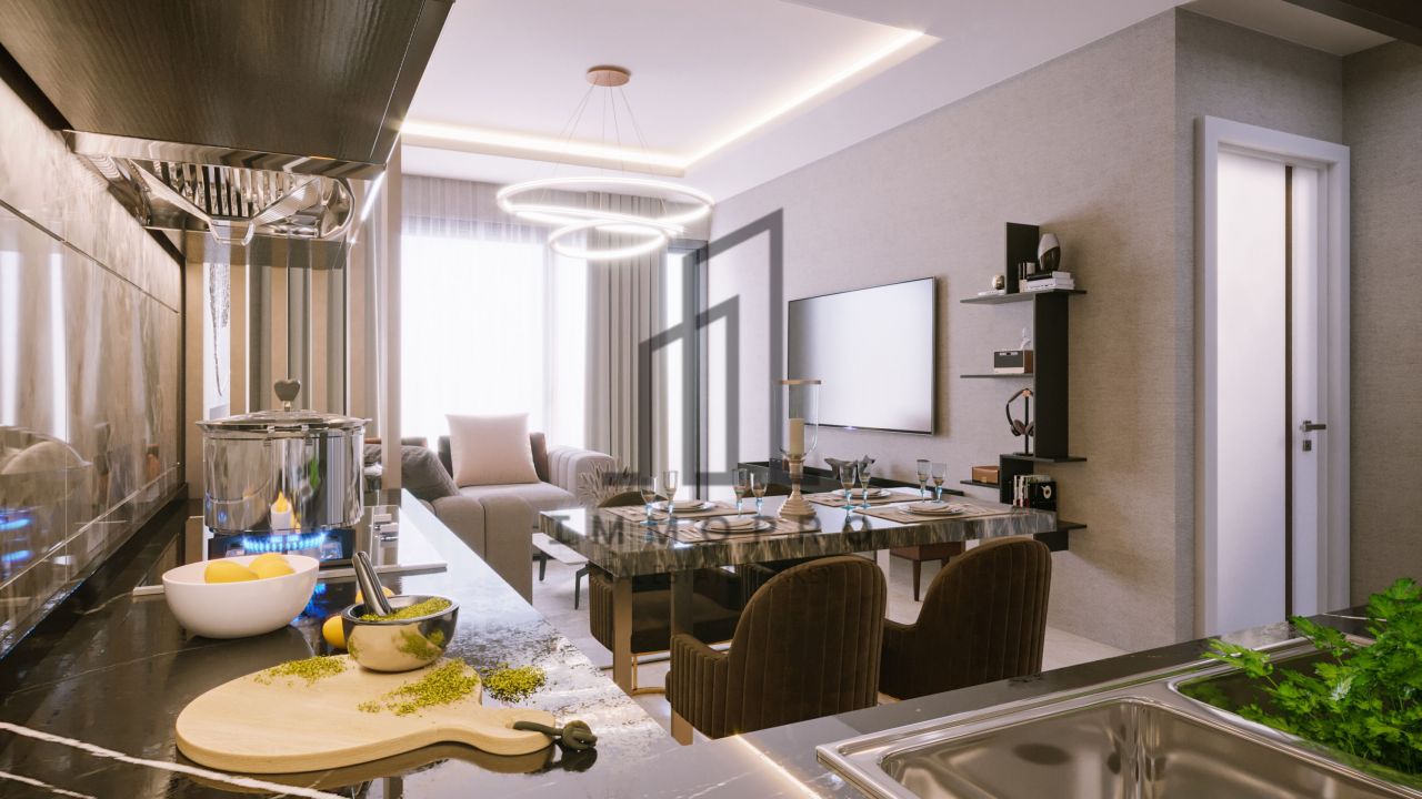 Апартаменты в Авсалларе, Турция, 55 м2 фото 3