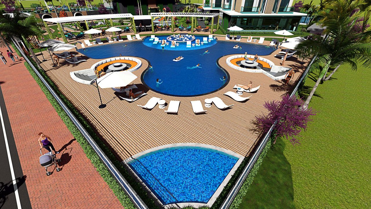 Апартаменты в Алании, Турция, 55 м2 фото 4