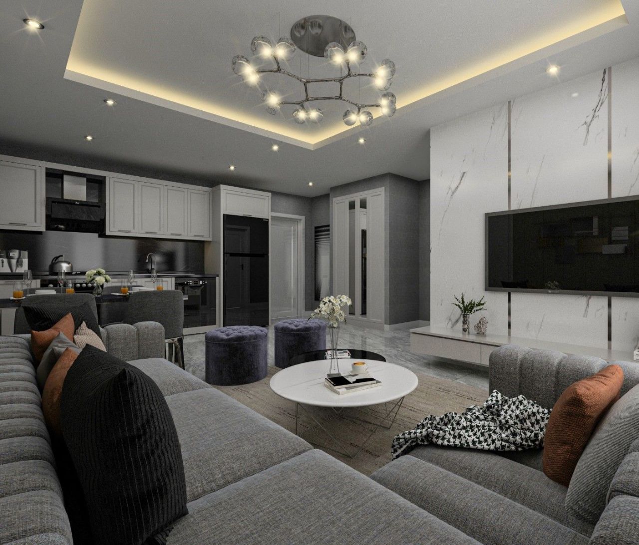 Квартира в Алании, Турция, 82 м2 фото 4