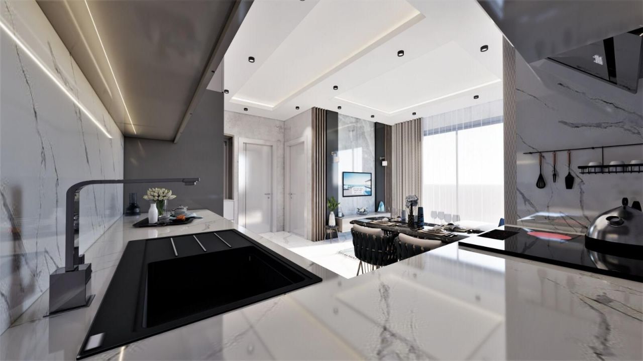 Апартаменты в Авсалларе, Турция, 46 м2 фото 2