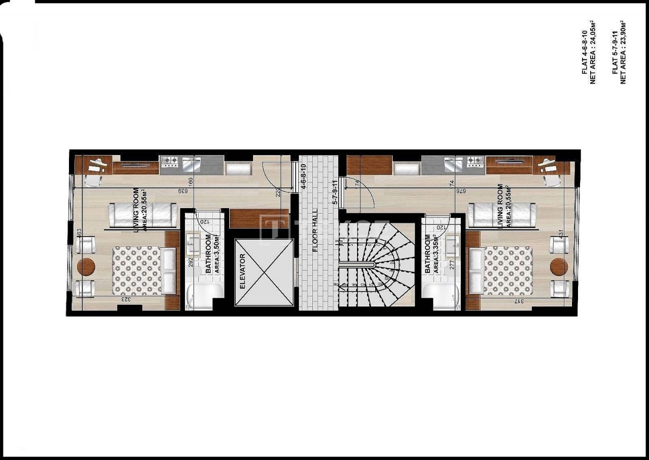 Апартаменты в Стамбуле, Турция, 374 м2 фото 4