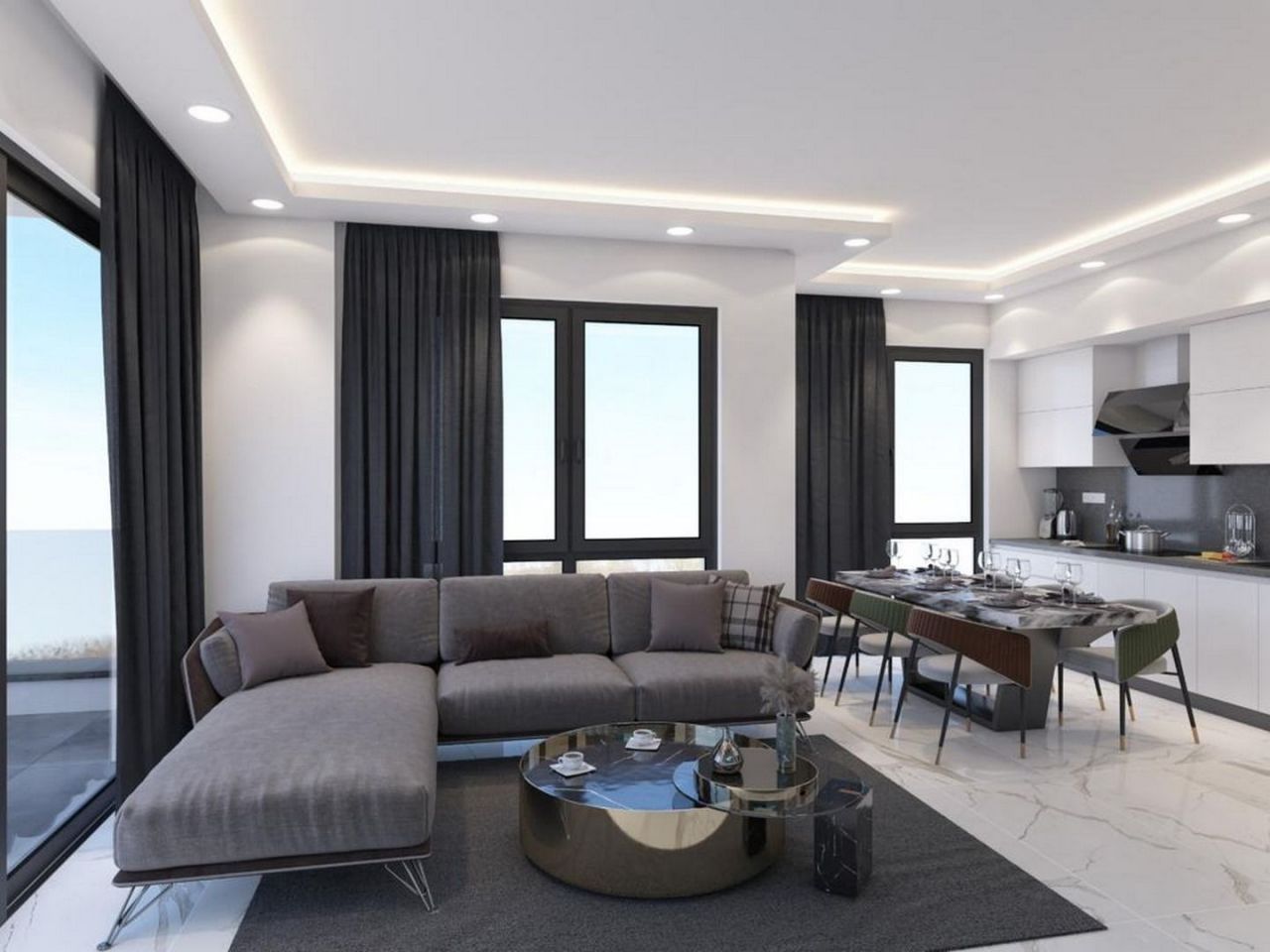 Апартаменты в Алании, Турция, 50.7 м2 фото 4