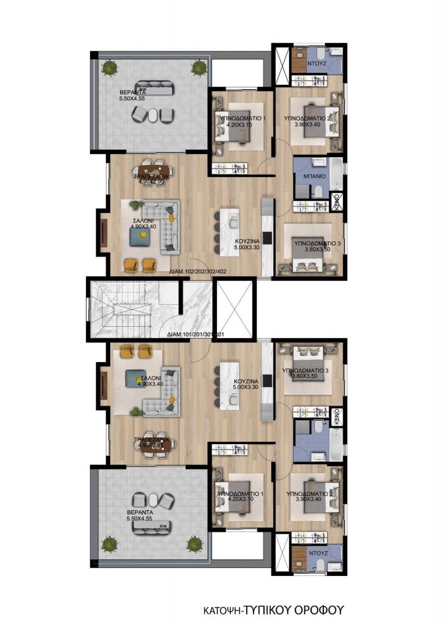 Апартаменты в Пафосе, Кипр, 110 м2 фото 4