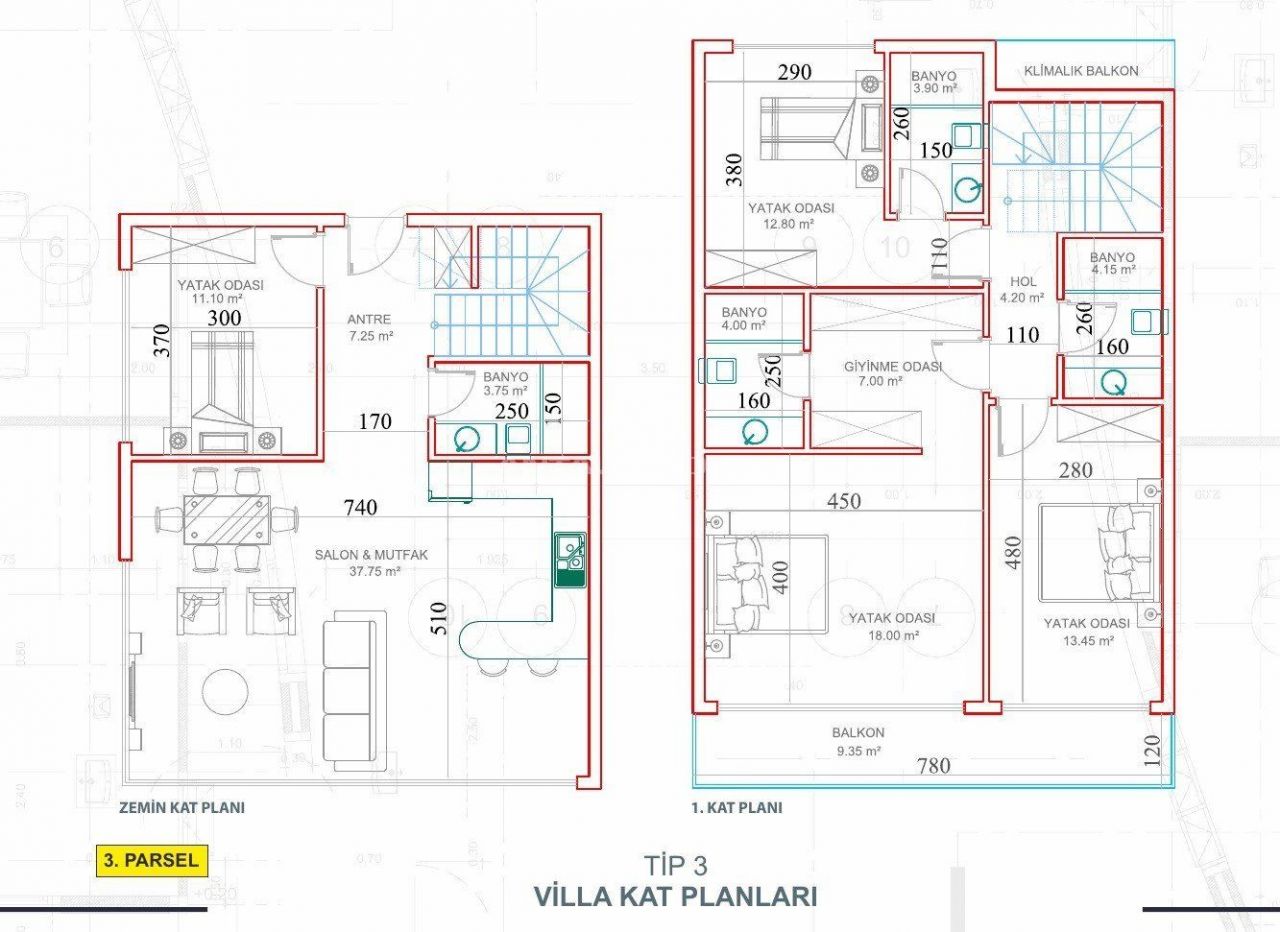Вилла в Алании, Турция, 300 м2 фото 5