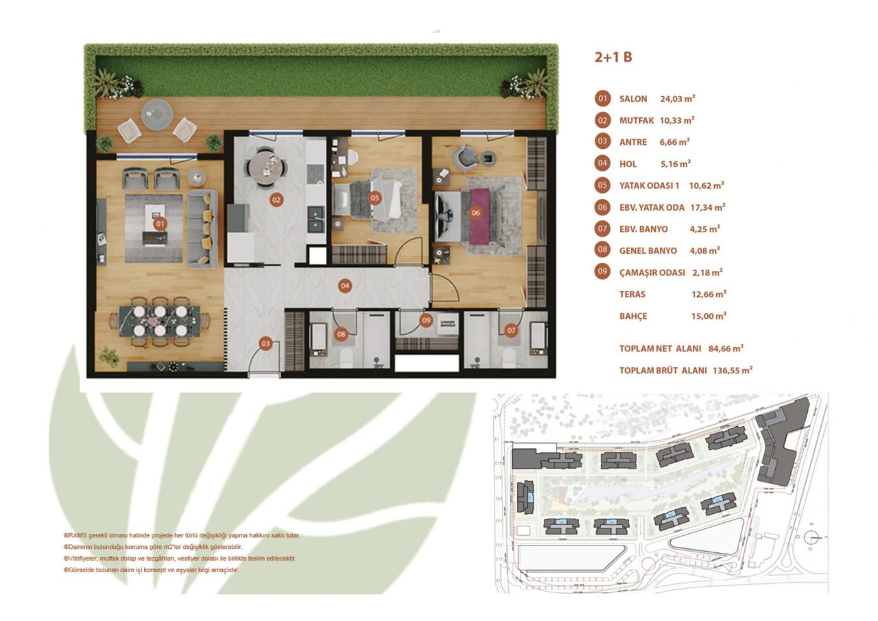 Квартира в Стамбуле, Турция, 130 м2 фото 4