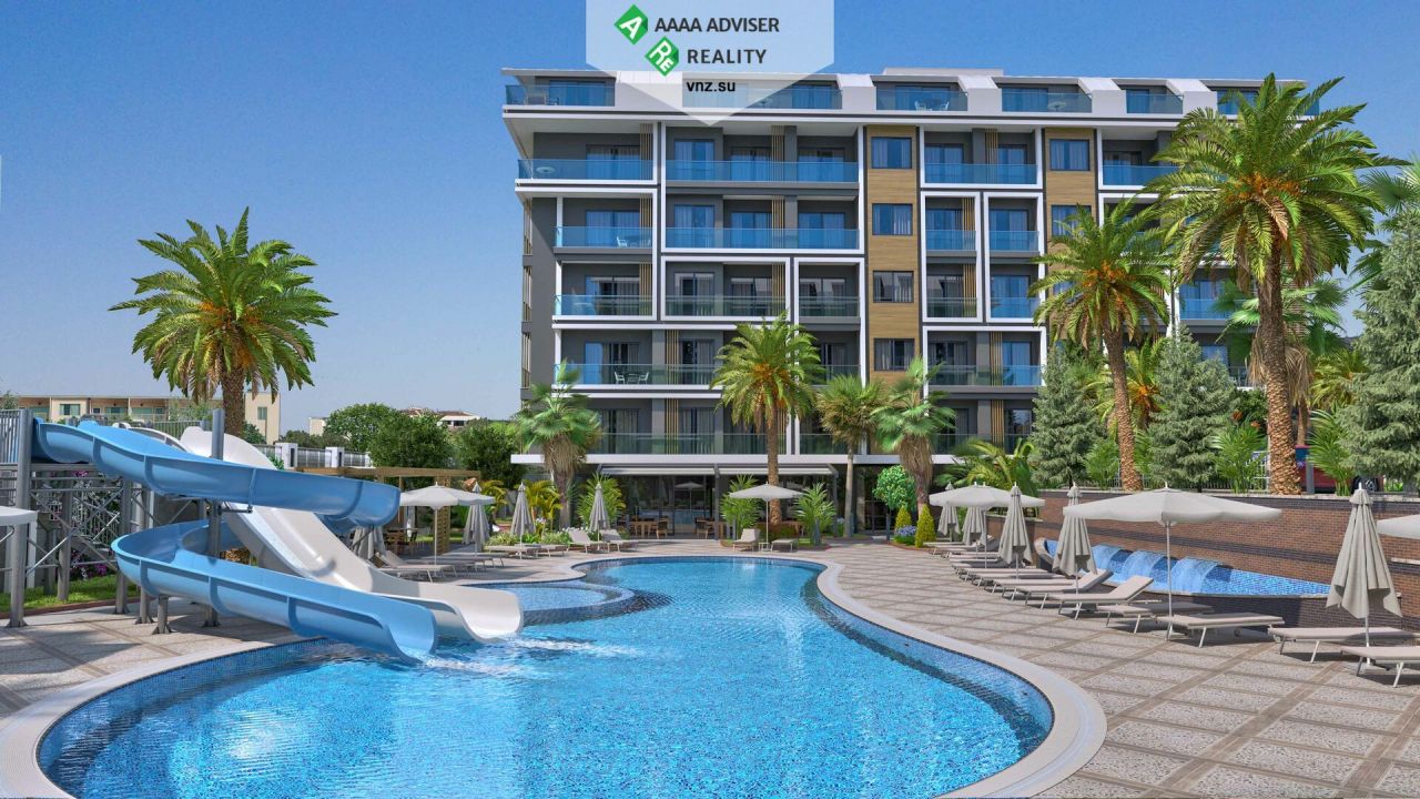 Квартира в Алании, Турция, 55 м2 фото 2