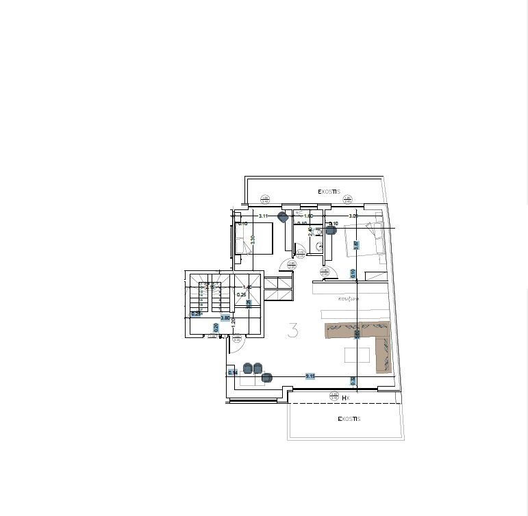 Апартаменты в Лутраки, Греция, 94 м2 фото 2
